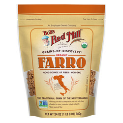 Organic Farro Grain 4/24oz